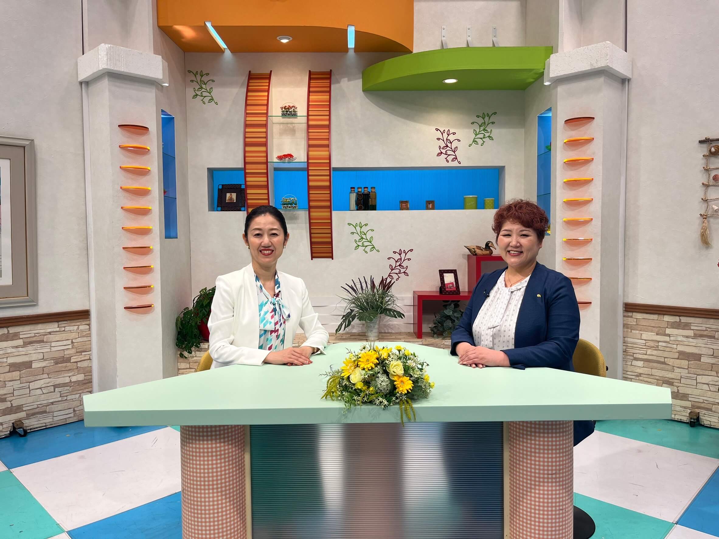 TKUテレビ熊本での記念写真